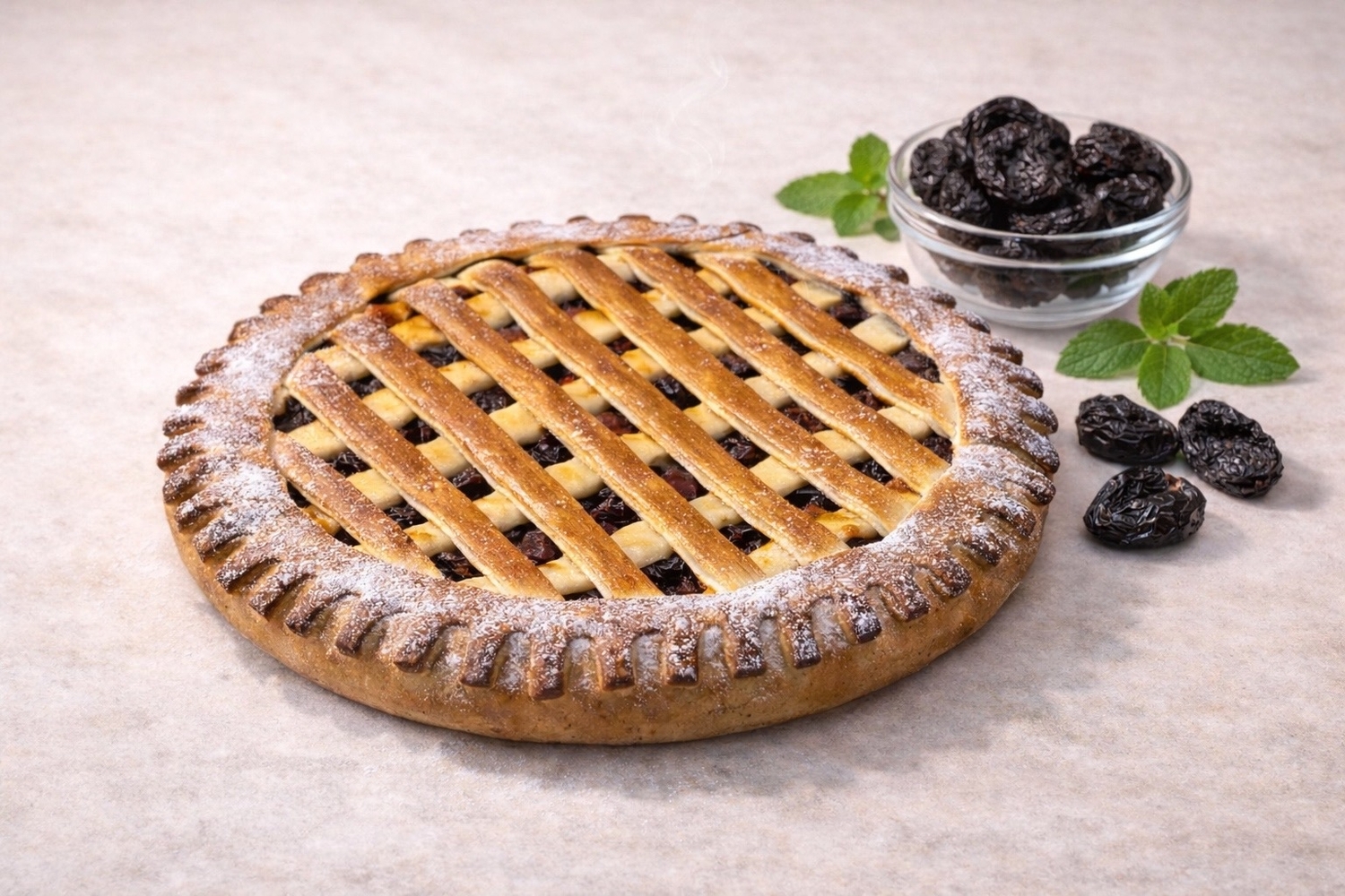 Пирог с черносливом