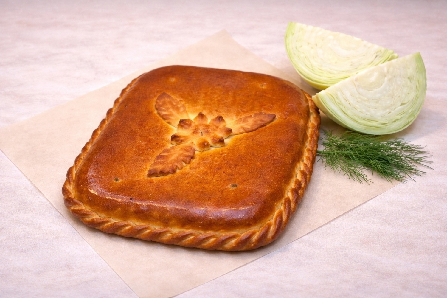 Пирог с капустой